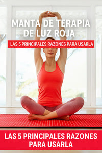 Manta de terapia de luz roja: 5 beneficios que no sabías que necesitabas
