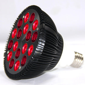 Bombilla de luz roja SoluxirVitalGlowBulb1 para aliviar dolores y mejorar el bienestar general.