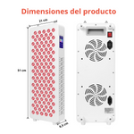 Panel Soluxirnova Prime de terapia de luz roja, diseñado para mejorar la salud y el bienestar mediante tecnología avanzada.