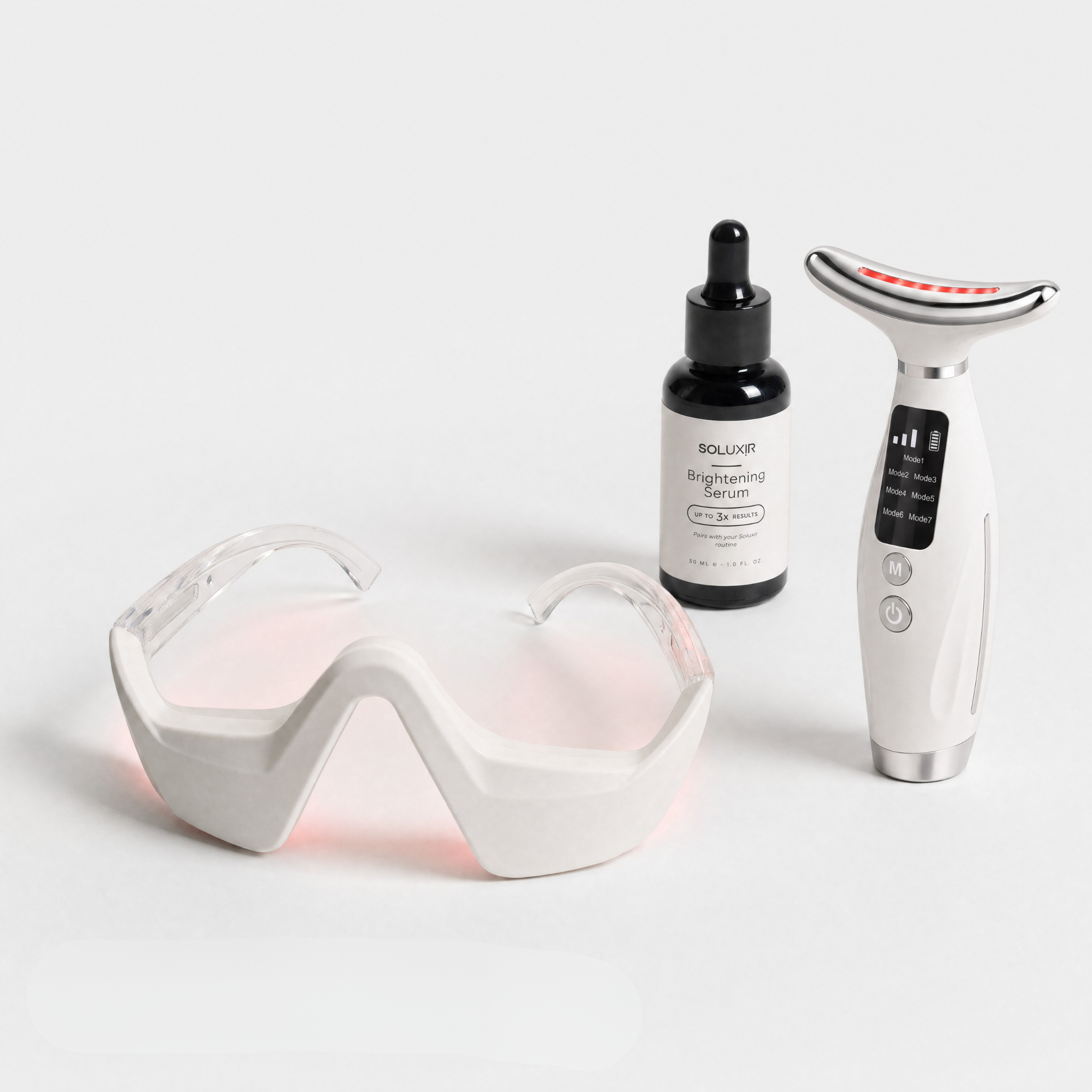 Red Light Therapy & Microcurrent Under-Eye Glasses